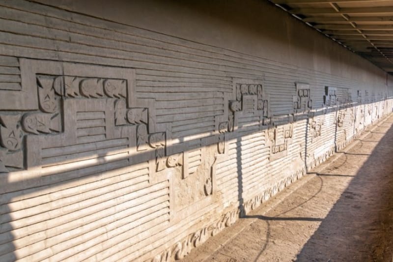 規則的な美しさ、チャンチャン遺跡の壁画