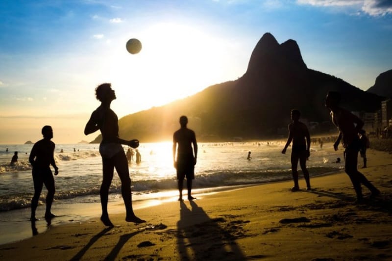 イパネマでサッカー