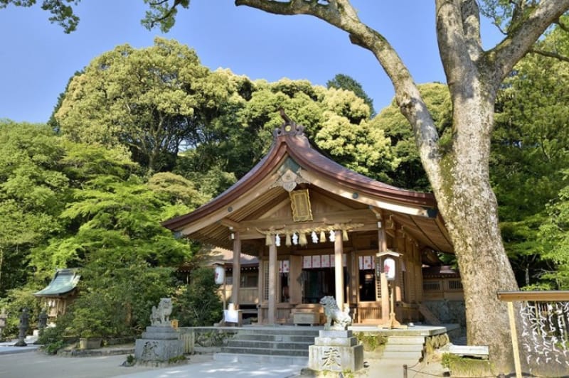 紅葉のトンネルをくぐり抜けて・竈門神社
