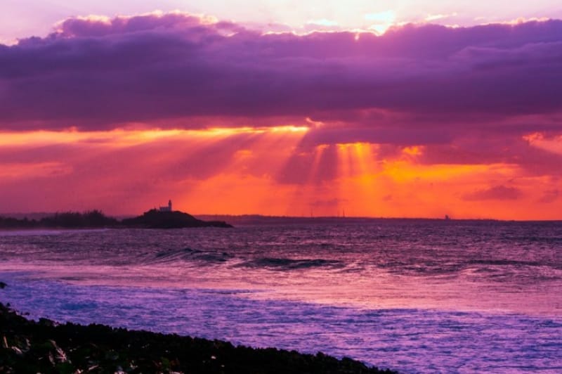 幻想的な夕焼け