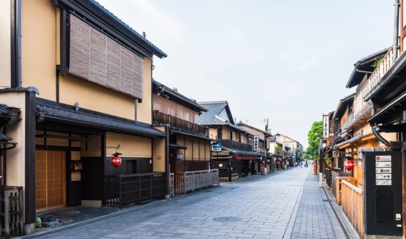(2)京都市内最大の花街、「祇園甲部」