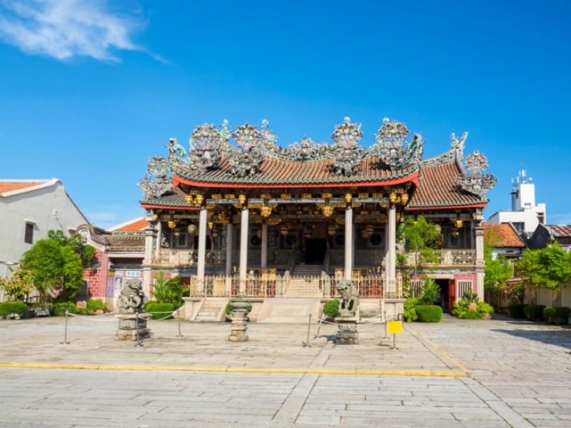 華やかなクーコンシー中国寺院
