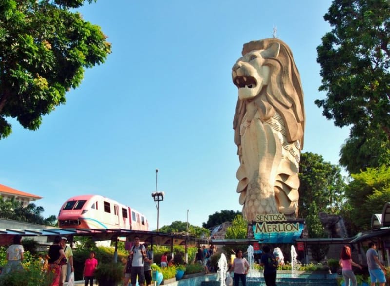セントーサのマーライオン公園