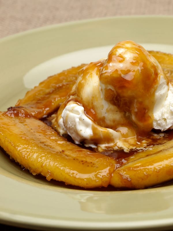 ディナーのデザートに「バナナフォスター(Banana Foster)」